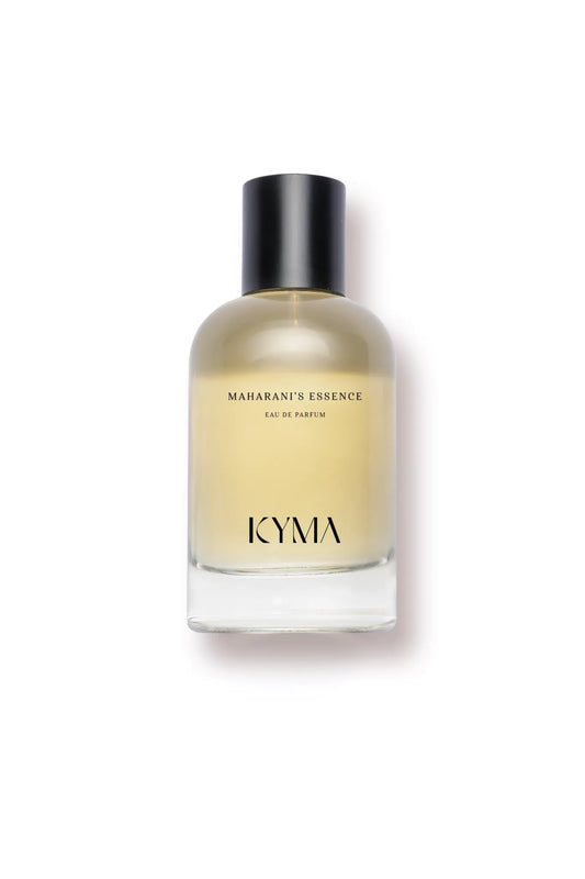 Front-facing image of Maharani's Essence perfume by Kyma Fragrances